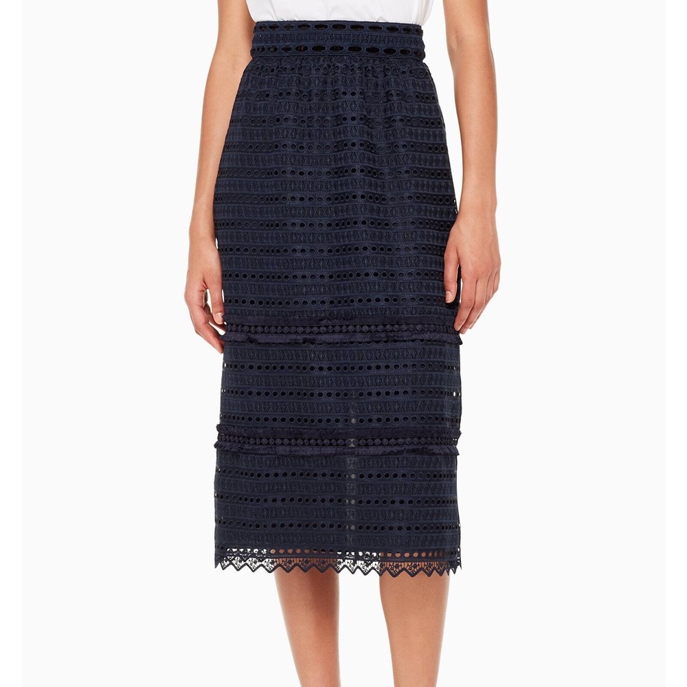 NWOT Kate Spade Madison Ave Zurie Midi Skirt Size 10